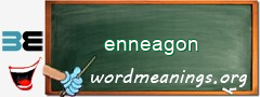 WordMeaning blackboard for enneagon